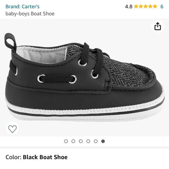 2 pairs CARTERS of baby boy crib shoe size 3-6 months - Picture 10 of 15